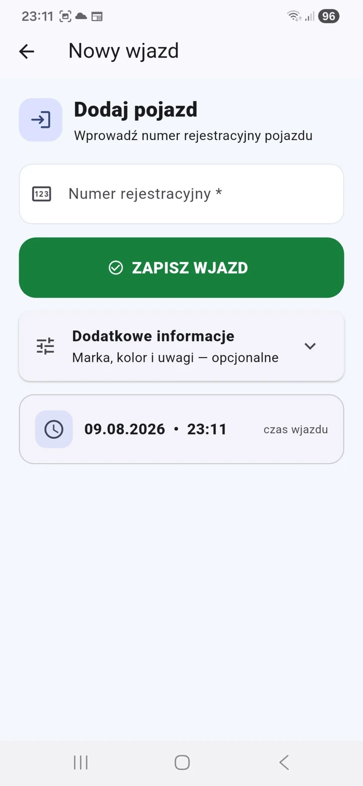 Nowy wjazd